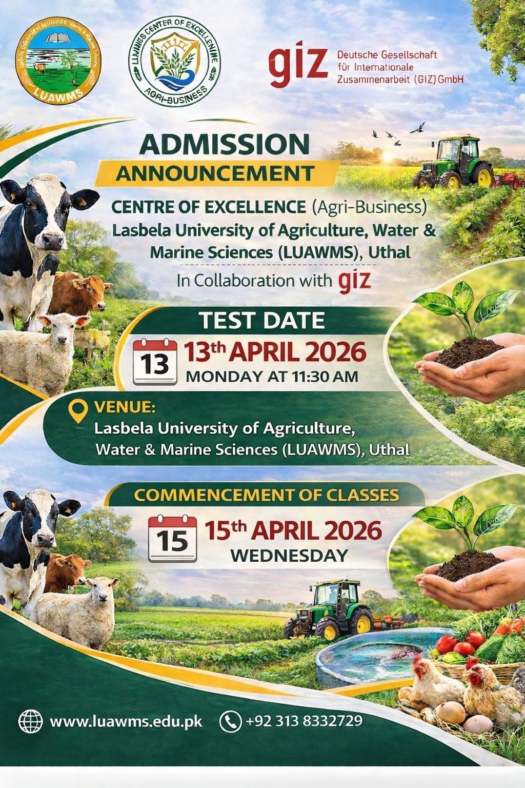 LUAWMS Examination Schedule